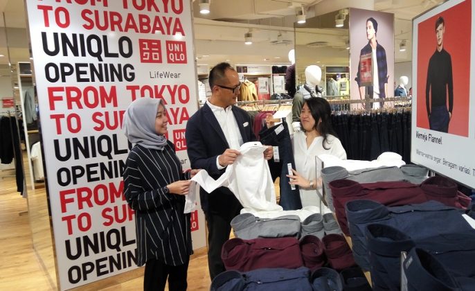 Incar Konsumen Surabaya, Uniqlo Buka Dua Gerai Sekaligus