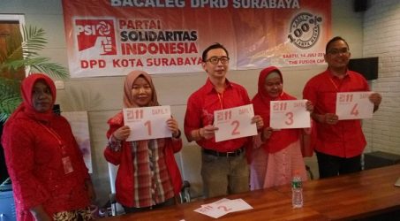 Hebohnya Kader PSI Surabaya Undi Nomor Urut Caleg