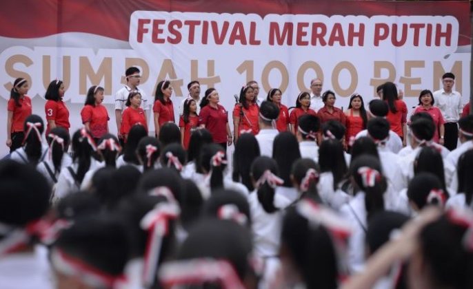 Sumpah 1000 Pemuda Pertahankan NKRI
