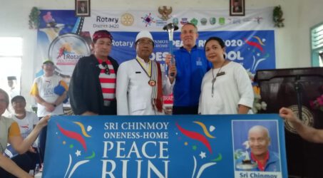 Rotary D3420 dan Sri Chinmoy Oneness Gelar Obor Peace Run 2020