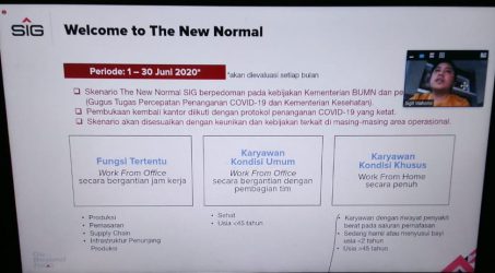 Pascalebaran, SIG Terapkan Skenario The New Normal