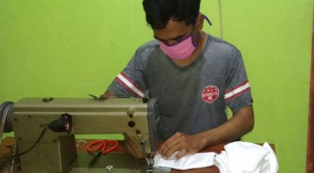 Perajin Tas Binaan Pertamina Produksi Masker Beromzet Ratusan Juta