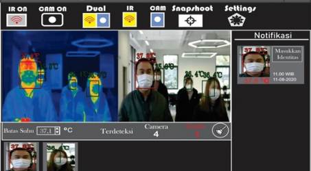 Mampu Rekam Wajah, Mahasiswa ITS Ciptakan Pendeteksi Suhu Tubuh Cegah COVID-19