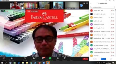 Tutorial Online Desain Batik Faber-Castell Diikuti Antusias 803 Guru