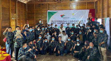Pengurus HIPMI Aceh Singkil Dilantik, Ahmad Hariono Jadi Ketua Umum