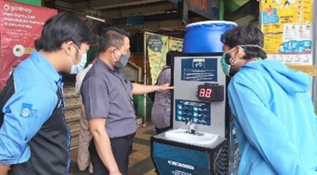 Tim ITS Ciptakan Petis atau Alat Pencuci Tangan Otomatis, Mampu Membaca Suhu Tubuh