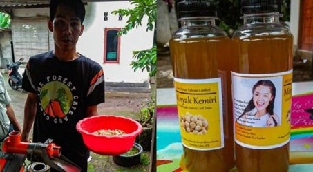 Alat Pengolah Biji Kemiri Jadi Minyak Kemiri Rancangan Mahasiswa ITS