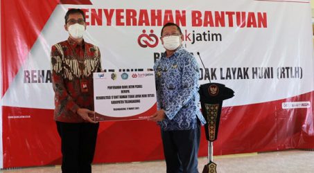 Bank Jatim Rehabilitasi 17 Rumah Tidak Layak Huni