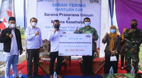 SIG Betonisasi Sederhana 223 Meter Jalan Desa Randujalak Probolinggo