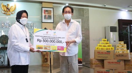 Sido Muncul Sumbang Rp 500 Juta Korban Banjir NTT Melalui Kemensos