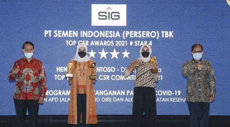 Terapkan CSV dan ISO 26000, SIG Raih Tiga Penghargaan Top CSR Awards 2021