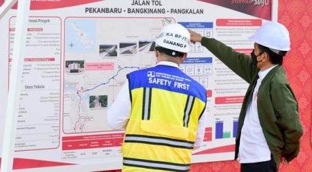 Tol Ruas Pekanbaru-Bangkinang 65,6%, Target Tuntas Desember 2021