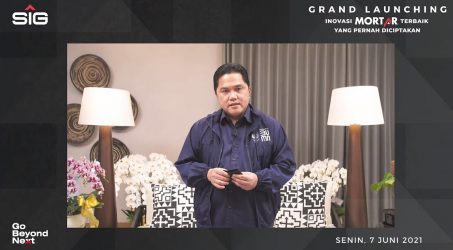 Luncurkan Mortar Indonesia, SIG Jadi BUMN Penyedia Bahan Bangunan Terbesar Regional