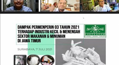 Lakpesdam PWNU Jatim : Permenperin 3/2021 Tambah Kemiskinan dan Pengangguran