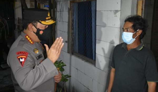Kapolri Jenderal Polisi Listyo Sigit Prabowo blusukan di Kota Solo. 