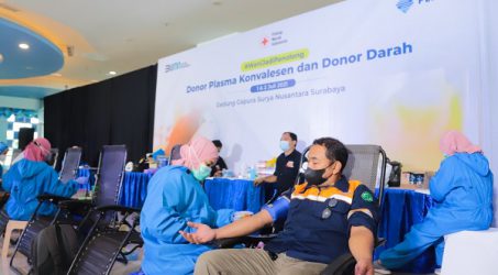 Pelindo III Galang Donor Plasma Konvalesen, Sehari PMI Surabaya Perlu 500 Kantong