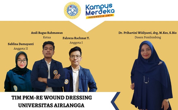 Tim PKM-RE Wound Dressing Universitas Airlangga 