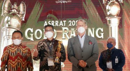 Bank Jatim Raih Peringkat Emas ASRRAT 2021