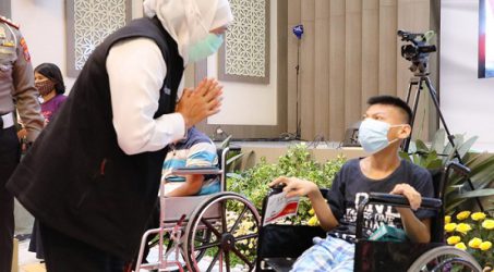 Khofifah : Penyandang Disabilitas Punya Kesempatan Sama Membangun Jawa Timur