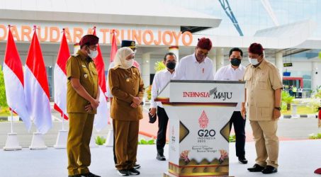 Presiden Jokowi Resmikan Bandara Trunojoyo Sumenep