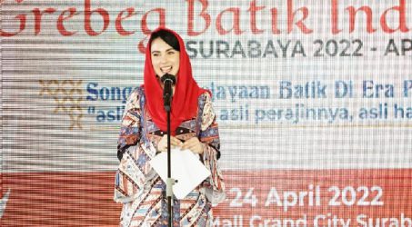 Buka Pameran Grebeg Batik, Arumi: Berdayakan UKM Kembali Pulih Pascapandemi