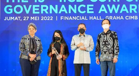 SIG Raih Penghargaan Kategori Best Right of Shareholders di 13th IICD Corporate Governance Award 2022