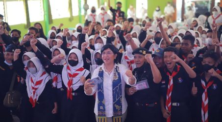 Kenang Perjuangan Mastrip, Bank Indonesia Mengajar di SMPN 3 Bojonegoro