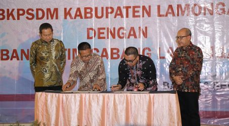 Bank Jatim Kerja Sama BKPSDM Lamongan Integrasikan Data ASN