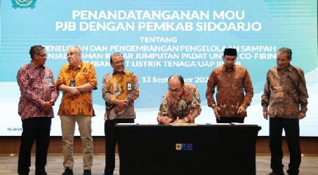 PJB dan Pemkab Sidoarjo Bersinergi Kelola Sampah Pasok Bahan Baku Energi Bersih PLTU
