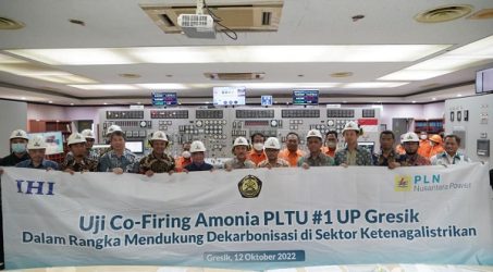 PLN Nusantara Power Sukses Uji Co-Firing Amonia di PLTU Gresik Unit 1