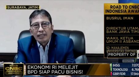 Bank Jatim Raih Penghargaan CNBC Indonesia Awards 2022