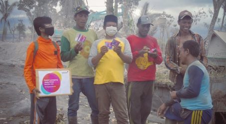 IOH Bantu Makanan dan Masker untuk Masyarakat Terdampak Erupsi Semeru