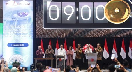 Presiden Jokowi Buka Perdagangan Bursa Efek Indonesia 2023