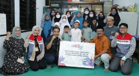 HUT ke-26, Pertamina Patra Niaga Salurkan Santunan Panti Asuhan di Surabaya