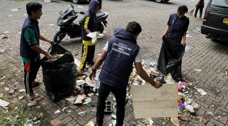 Aksi Jagat Bersih PMII Ciputat di Gelaran Satu Abad NU
