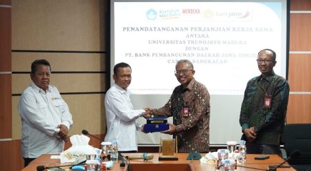Bank Jatim Kerja Sama Universitas Trunojoyo Madura, Permudah Pembayaran Uang Kuliah