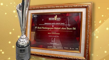 Bank Jatim Sabet Penghargaan Obsession Awards 2023 Kategori Best Companies