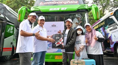 SIG Berangkatkan 600 Pemudik Bersama BUMN 2023 ke Jawa Tengah dan Jawa Timur