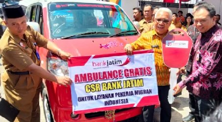 Dukung Pekerja Migran, Bank Jatim Bantu Ambulans hingga Fasilitasi Transaksi Keuangan ke LN