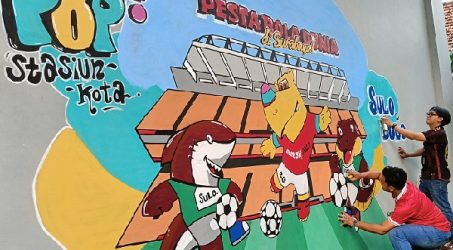Mural Piala Dunia U-17 Hotel Pop Surabaya Bikin Tamu Berdecak Kagum