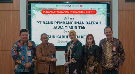 Bank Jatim Kucurkan Kredit BLUD Rp75 Miliar ke RSUD Kabupaten Kediri