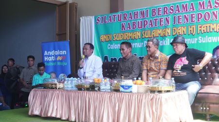 Cabup Jenepoto 02 Paris Yasir Dampingi Andi Sudirman Kampanye di Jeneponto