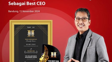 Transaksi Perbankan Internasional Bank Jatim Berkembang Pesat, Busrul Iman Dianugerahi Sebagai Best CEO