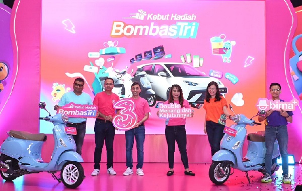 BombasTri Tahun ini Beri Kesempatan Pelanggan Raih Hadiah Ganda