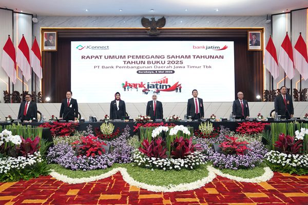 Bukukan Aset Rp168,85 Triliun, Bank Jatim Bagi-Bagi Dividen Rp850 Miliar